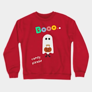 Boo, Candy Please Crewneck Sweatshirt
